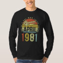 Buscar impresionante desde 1981 camisetas Vintage