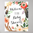 Buscar plumas tribales posters Acuarela