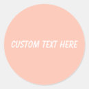 Buscar rosa sólido pegatinas Durazno