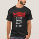 Buscar el morder camisetas Perro