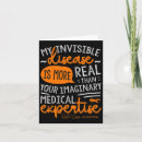 Buscar invisible tarjetas Enfermedad