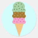 Buscar chocolate de la menta pegatinas Cono de helado