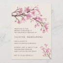Buscar flores de cerezo rosadas invitaciones Para ella