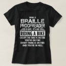 Buscar braille camisetas Trabajo
