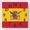 Buscar bandera española relojes de pared Espana