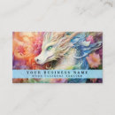 Buscar dragones chinos tarjetas de visita Artista de tatuajes