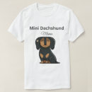 Buscar miniatura camisetas Dachshund