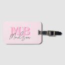 Buscar monogram etiquetas para maletas Iniciales