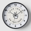 Buscar marco redondo relojes de pared Para él