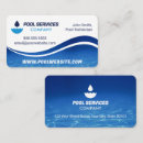 Buscar pool tarjetas de visita Azul