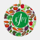 Buscar verduras adornos Monograma