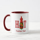 Buscar salsa caliente tazas Rojo