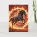 Buscar año del caballo tarjetas Caballo de fuego