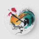 Buscar bird painting relojes de pared Chicken