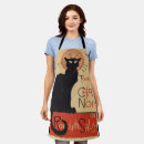 Buscar chat noir delantales Gato negro