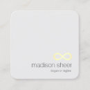 Buscar símbolo del infinito tarjetas de visita Espiritual