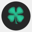 Buscar trébol negro pegatinas Irlandés
