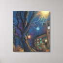 Buscar noche oscura lienzos Paisaje urbano