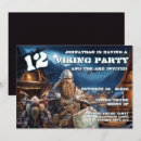 Buscar vikingos invitaciones Para niños