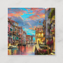 Buscar venecia tarjetas de visita Gondola