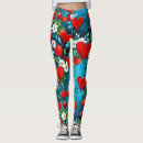 Buscar corazones rojos leggings Colorido