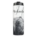 Buscar vaca negra tazas Monograma