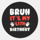 Buscar número 11 pegatinas Cumpleaños