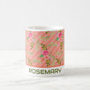 Buscar frondoso tazas Rosa