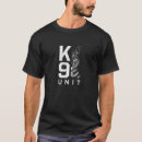 Buscar unidad k9 camisetas Pastor alemán