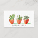 Buscar plantas tarjetas de visita Acuarela