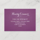 Buscar magenta tarjetas de visita Elegante