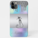 Buscar gatos elegantes iphone fundas Gatito