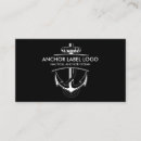 Buscar ancla del barco tarjetas de visita Náutico