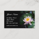 Buscar water tarjetas de visita Flor