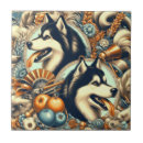 Buscar husky siberiano azulejos Cachorro
