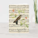 Buscar partituras musicales tarjetas Vintage