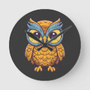 Buscar diseño del búho relojes de pared Lindo