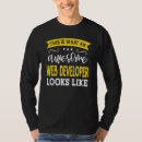 Buscar web developer camisetas Divertido