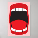 Buscar boca abierta posters Lengua