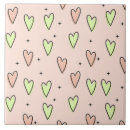 Buscar corazones rosados azulejos Patrón