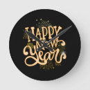 Buscar feliz año nuevo relojes de pared Años