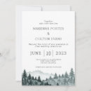 Buscar árbol de pino invitaciones Rústico