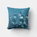 Buscar gota de agua cojines Azul