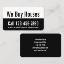 Buscar inversor tarjetas de visita Compramos casas