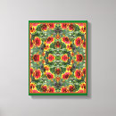 Buscar flores rojas lienzos Para ella