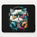 Buscar amante la música de alfombrillas de raton Gato