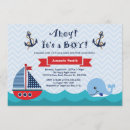 Buscar nautical invitaciones Ducha náutica para bebés