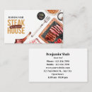 Buscar carne tarjetas de visita Bbq