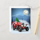 Buscar coche fresco postales Santa