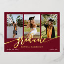 Buscar graduado invitaciones Hoja de oro